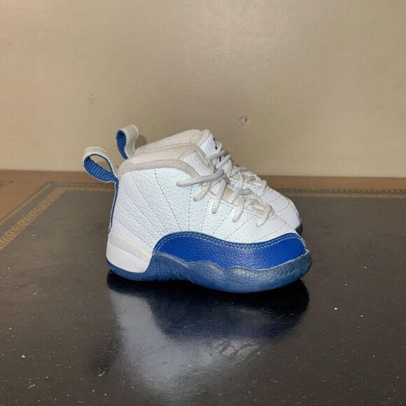 Nike Air Jordan 12 Retro French Blue 850000-113 Td Toddler Baby Boy Size 4C - Picture 1 of 5